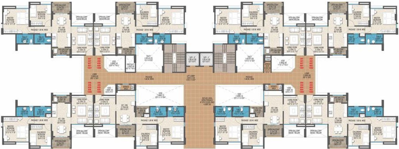 Images for Cluster Plan of Bandal Sudatta Sankul B Building