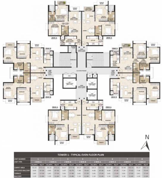 Images for Cluster Plan of Mahindra Centralis Tower 1