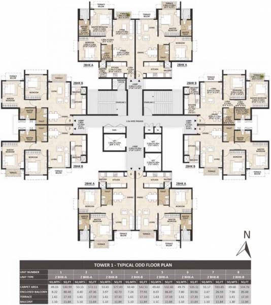 Images for Cluster Plan of Mahindra Centralis Tower 1