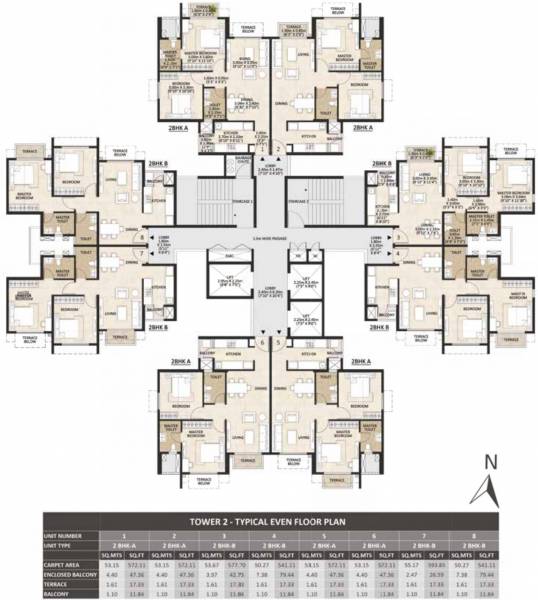 Images for Cluster Plan of Mahindra Centralis Tower 2