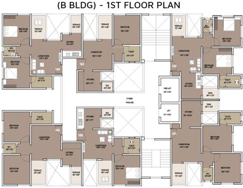  indigo Images for Cluster Plan of Aakar Indigo