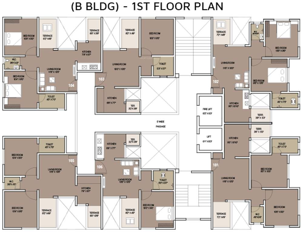  indigo Images for Cluster Plan of Aakar Indigo