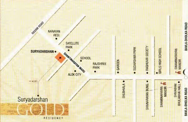 Images for Location Plan of Radhe Shyam Suryadarshan Gold Residency