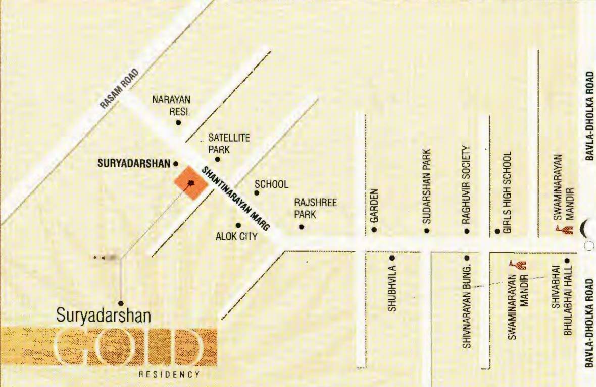 Images for Location Plan of Radhe Shyam Suryadarshan Gold Residency