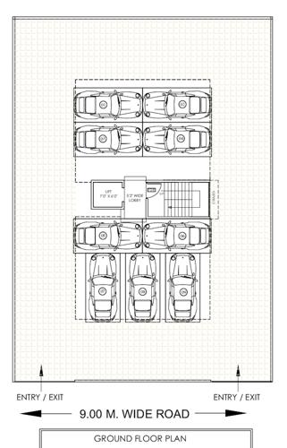  galaxy-apartments Galaxy Apartments Cluster Plan for ground Floor