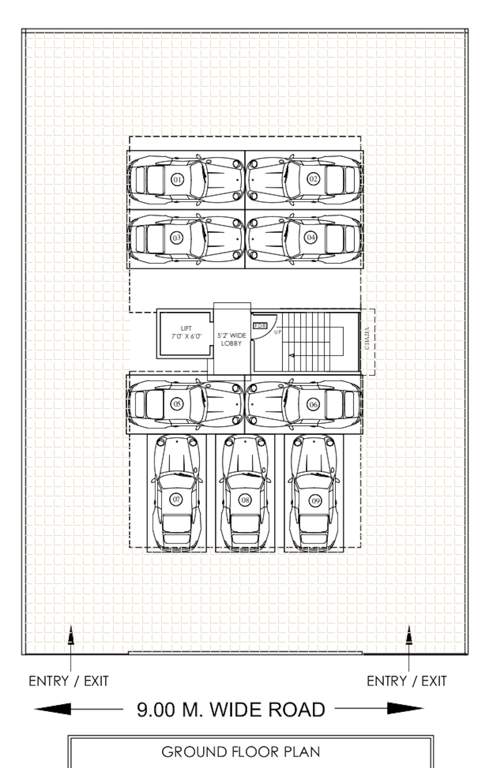  galaxy apartments Galaxy Apartments Cluster Plan for ground Floor