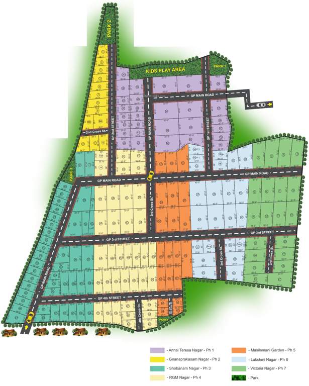 Images for Layout Plan of Madras Golden Paradise