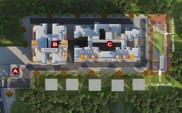 Images for Layout Plan of Lunkad Akash Towers A and B