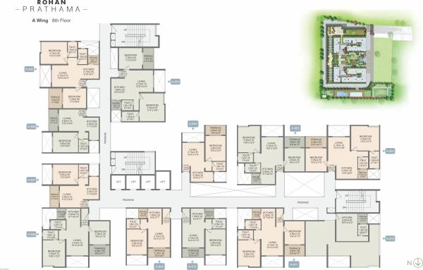 Images for Cluster Plan of Rohan Prathama Images for Cluster Plan of Rohan Prathama