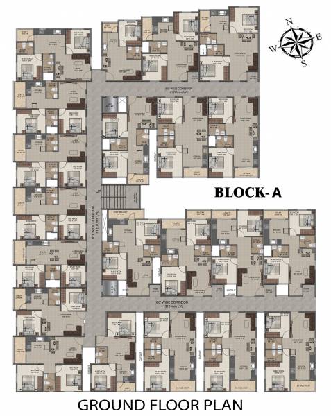 sangam-grand Cluster Plan for ground Floor