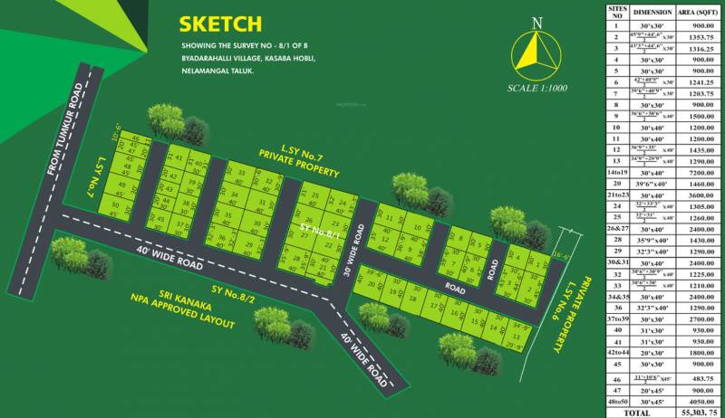Images for Layout Plan of Sri Brahmalingeshwara Enclave