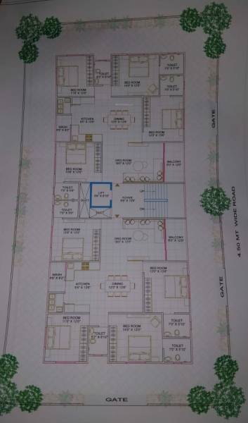 Images for Layout Plan of Patel Diamond Jubilee Appartment