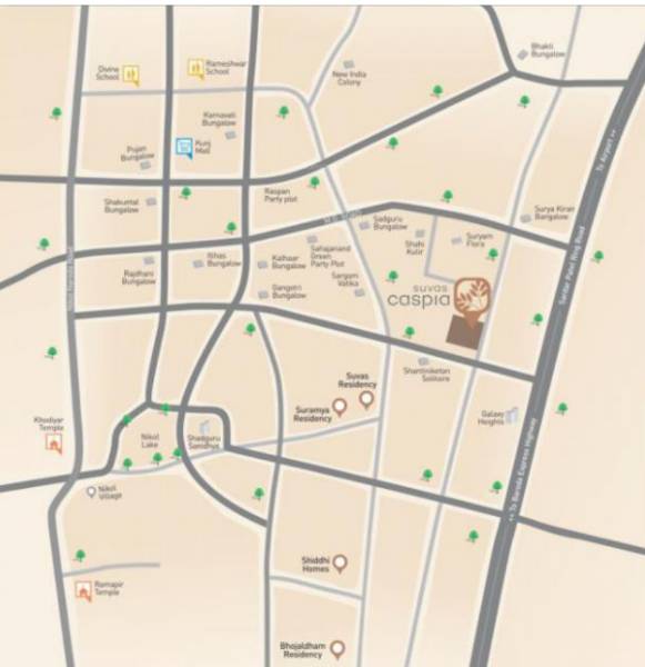 Images for Location Plan of Vrundavan Suvas Caspia