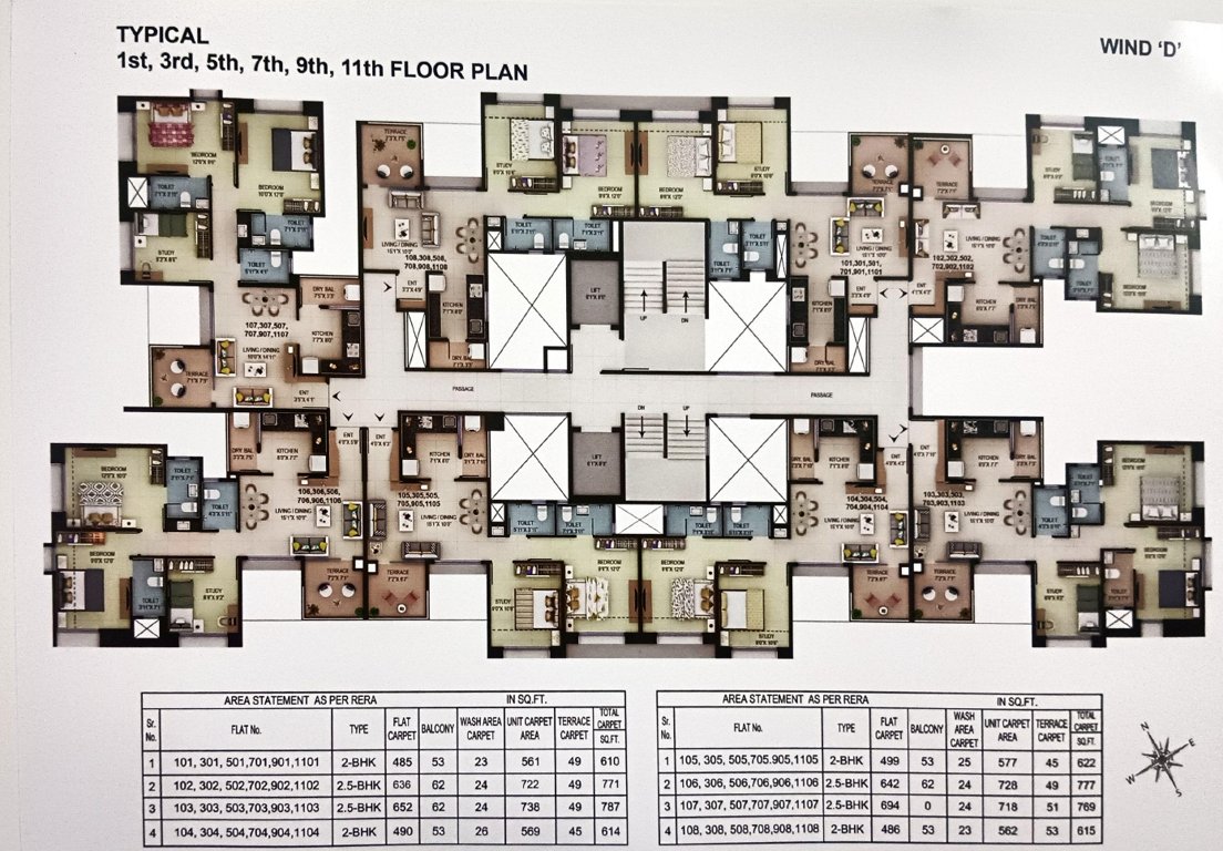  tranquility annexe A Wing Cluster Plan
