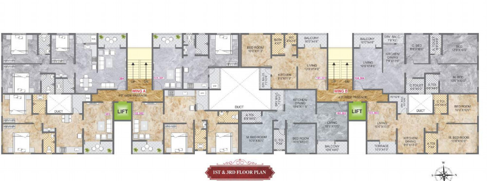  rajgad B Building Cluster Plan