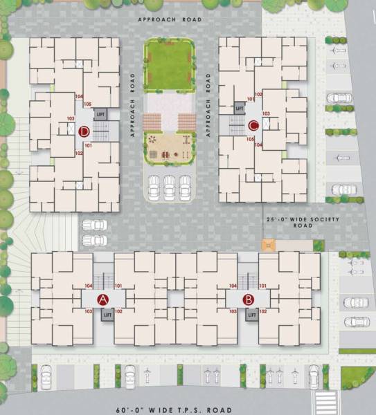 Images for Cluster Plan of Jivan Arya Residency