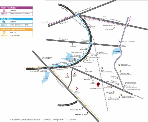 Images for Location Plan of Sobha Royal Pavilion Phase 5 Wing 8 And 9 Images for Location Plan of Sobha Royal Pavilion Phase 5 Wing 8 And 9
