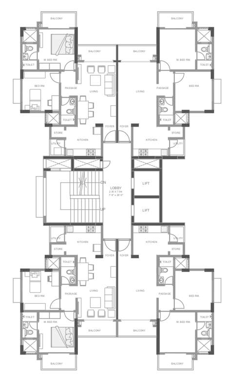 Images for Cluster Plan of Godrej Eden G And H