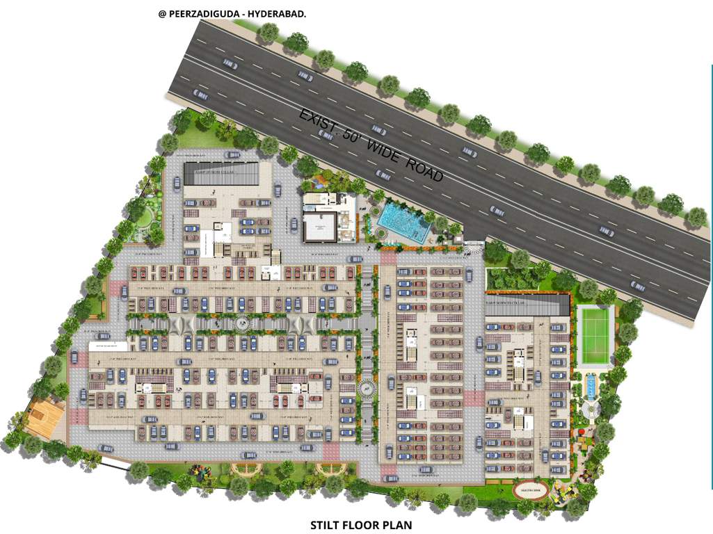  sri sai soukya Images for Cluster Plan of Sai Sri Sai Soukya