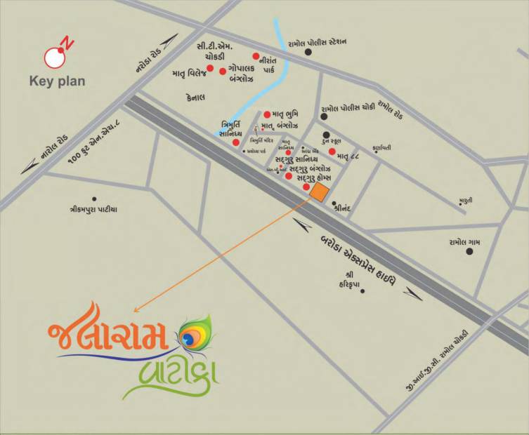 Images for Location Plan of Jayjalaram Jalaram Vatika