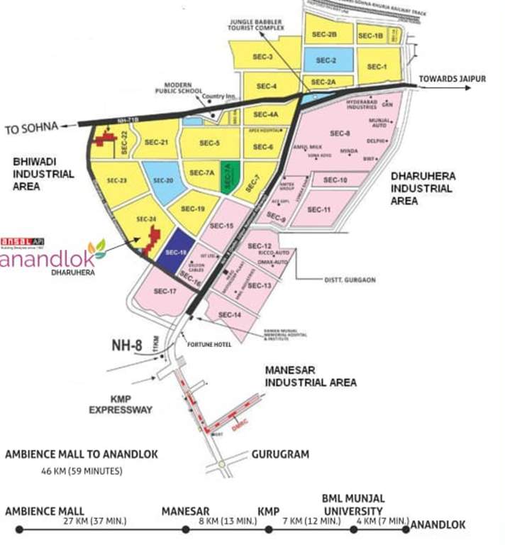  anand lok Images for Location Plan of Ansal Anand Lok