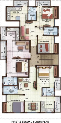 Images for Cluster Plan of Avigna AHPL Eminence Apartment