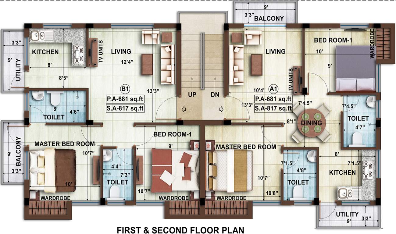 Images for Cluster Plan of Avigna AHPL Eminence Apartment
