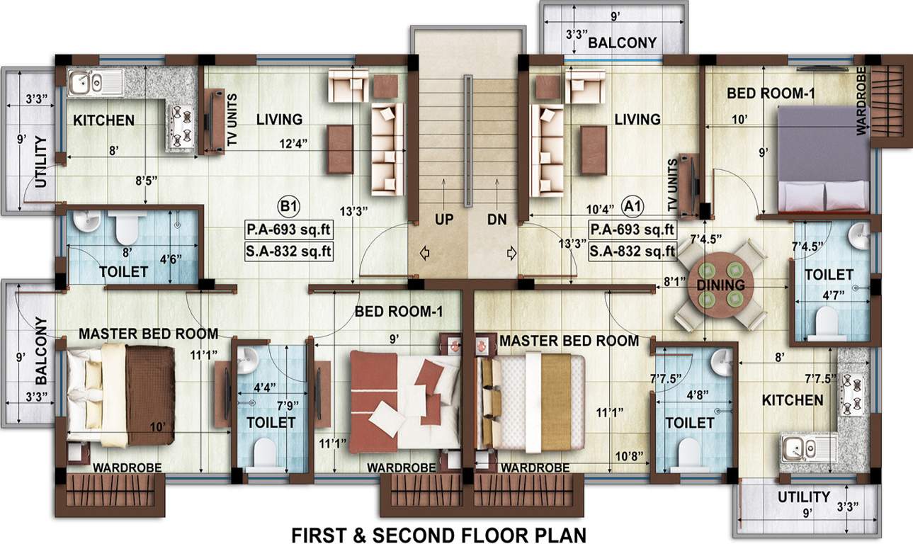 Images for Cluster Plan of Avigna AHPL Eminence Apartment