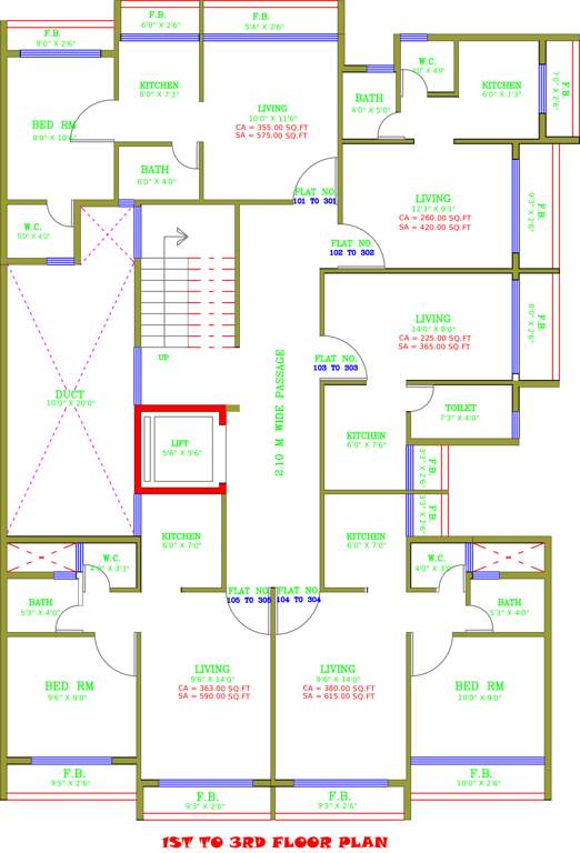 Images for Cluster Plan of Seven Satyam Plaza
