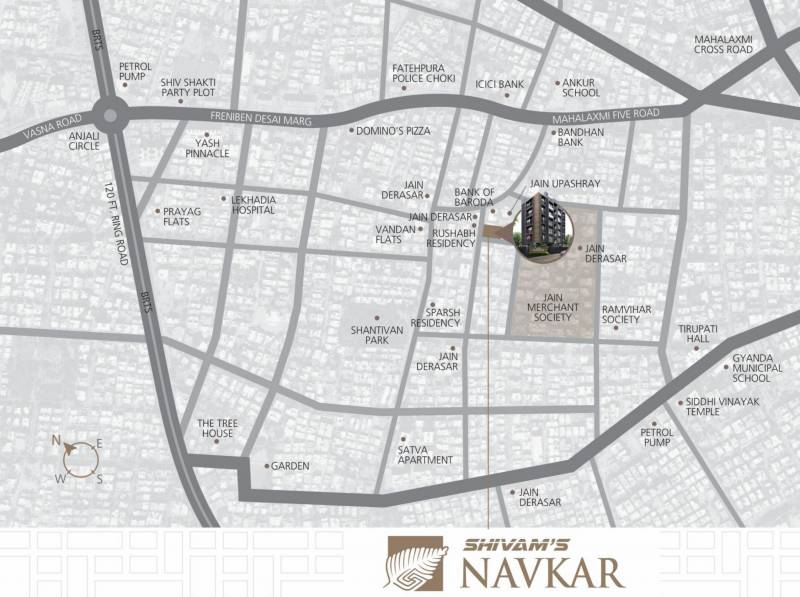 Images for Location Plan of Shivam Navkar Apartment