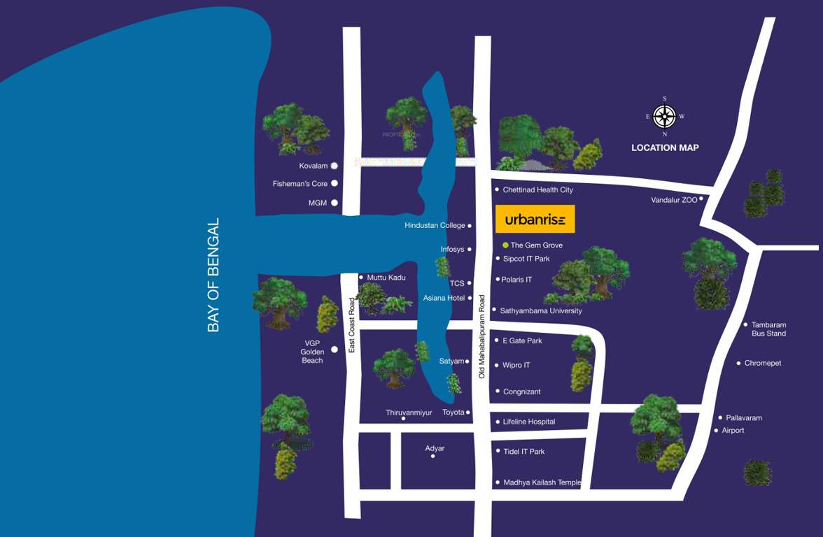 Images for Location Plan of Urbanrise Code Name Million Carats