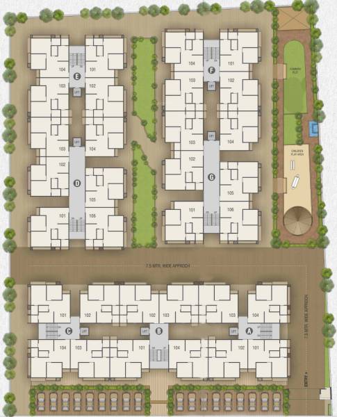 Images for Layout Plan of Ashraya Somya Residency