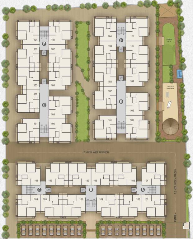 Images for Layout Plan of Ashraya Somya Residency