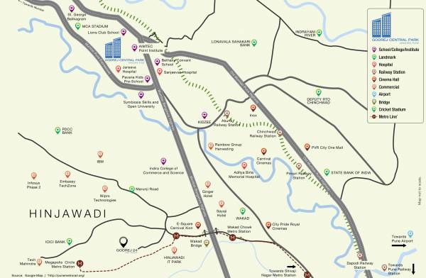 Images for Location Plan of Godrej Central Park Images for Location Plan of Godrej Central Park