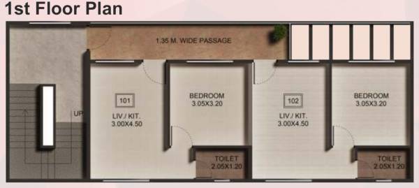  eminence Building - A Cluster Plan for 1st Floor