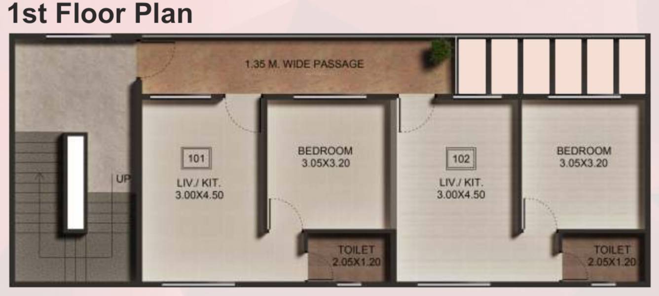  eminence Building   A Cluster Plan for 1st Floor