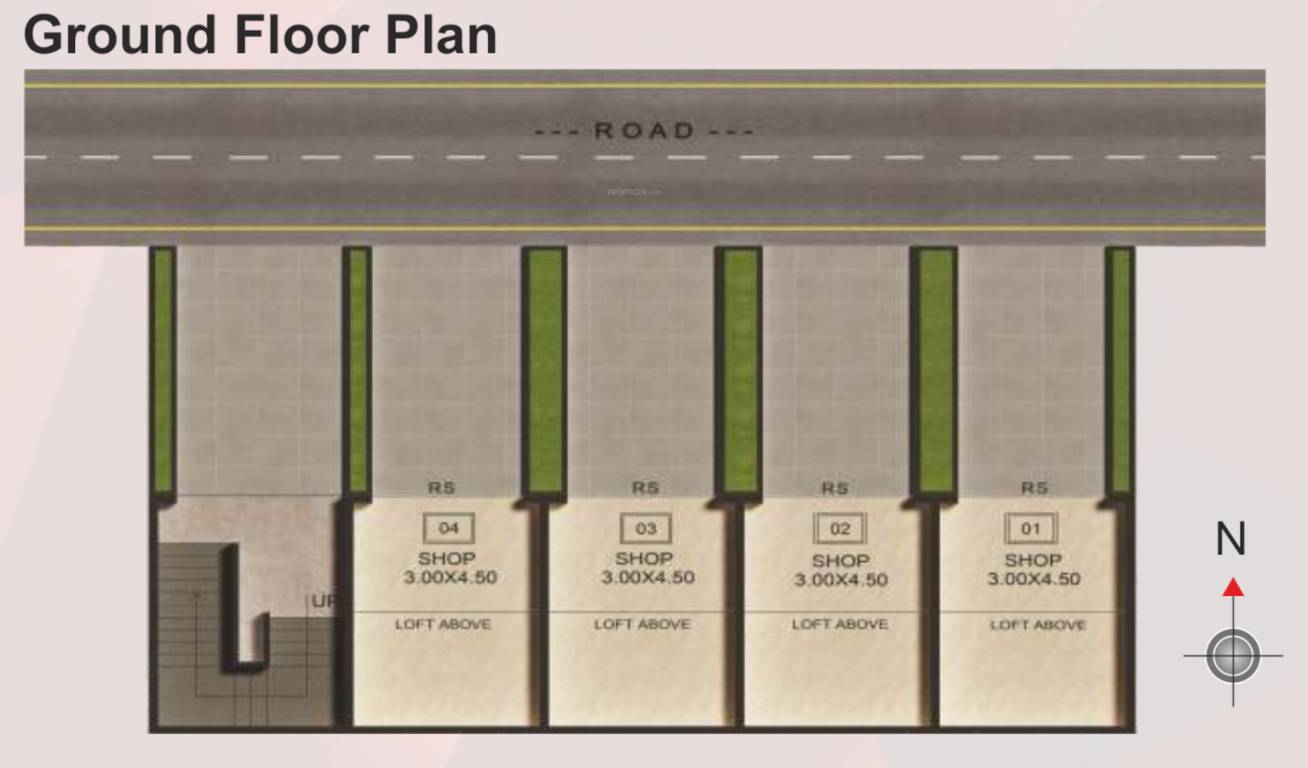  eminence Building   A Cluster Plan for ground Floor