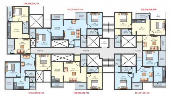  axisa-c-wing Building C Cluster Plan