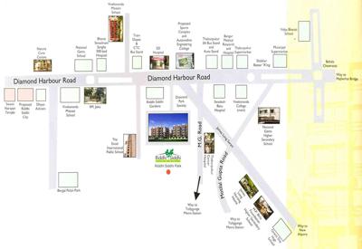  park Images for Location Plan of Riddhi Siddhi Park