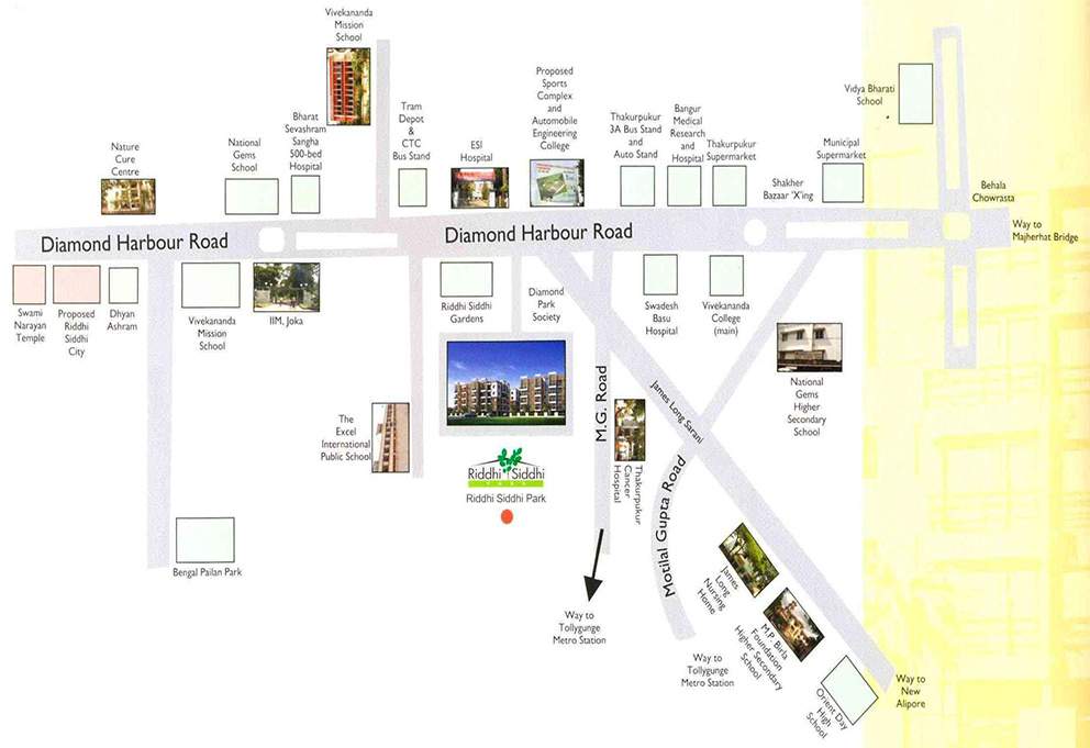  park Images for Location Plan of Riddhi Siddhi Park