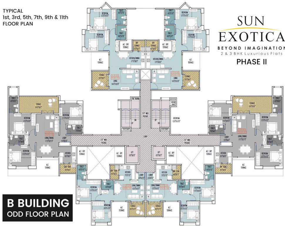  sun exotica phase 2 Images for Cluster Plan of Mittal Sun Exotica Phase 2