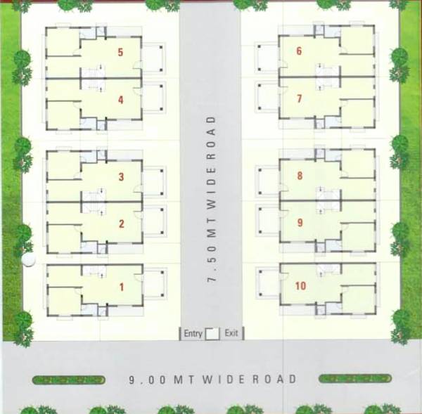 Images for Layout Plan of Om Rudraksh Bunglows