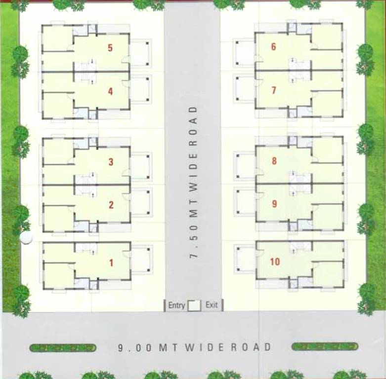 Images for Layout Plan of Om Rudraksh Bunglows