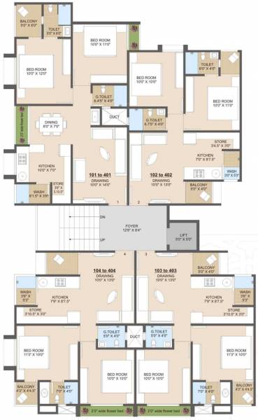 Images for Cluster Plan of Jhatakia Tirth Casitas