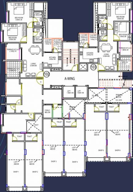  notting-hill-phase-ii Images for Cluster Plan of Gulmohar Notting Hill Phase II