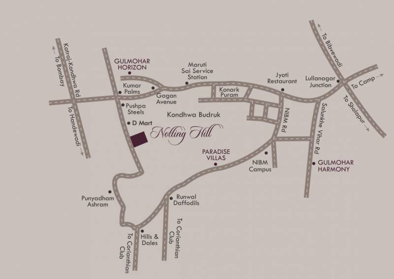  notting-hill-phase-ii Images for Location Plan of Gulmohar Notting Hill Phase II