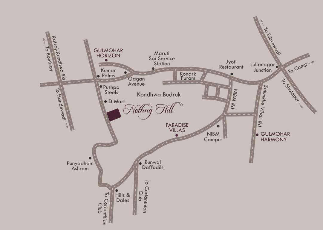  notting hill phase ii Images for Location Plan of Gulmohar Notting Hill Phase II