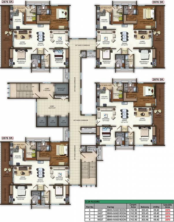 Images for Cluster Plan of Aparna One