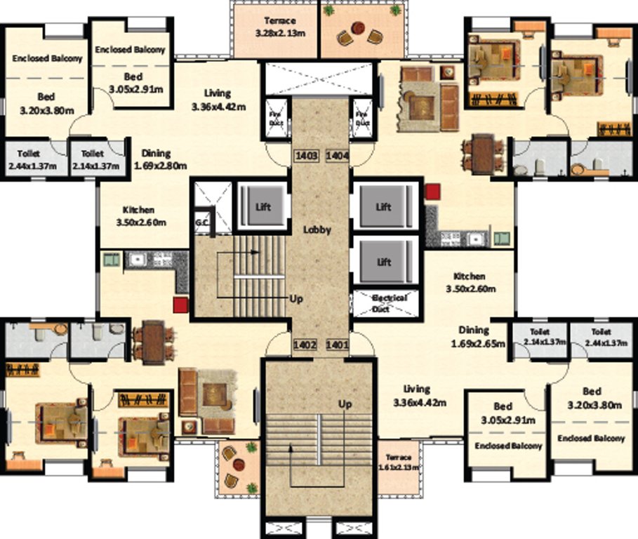 Images for Cluster Plan of Nyati Elysia II