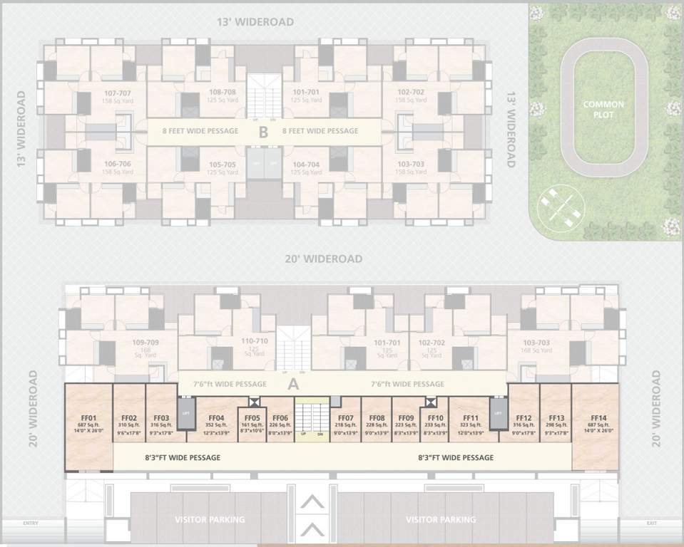  atithi ashray Images for Cluster Plan of Ashirwad Atithi Ashray